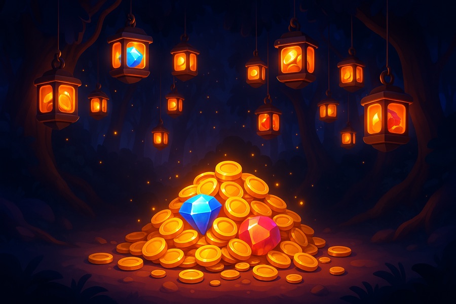 Lantern Woods — free social game key art